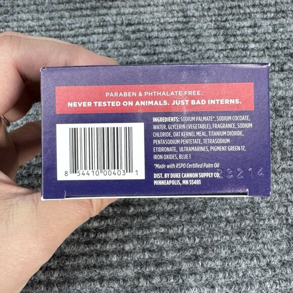 Duke Cannon Naval Diplomacy Big Ass Brick of Soap Mens 10 oz Box Of 6 Bars - Picture 2 of 5